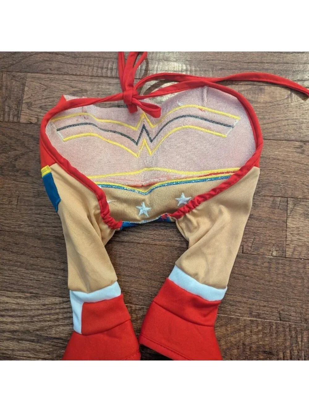 Wonder Woman pet costume Dog Costume Size small Superhero Dog Costume